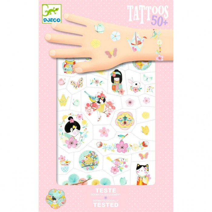 Tatuaje temporare Sakura, Djeco