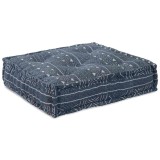 vidaXL Pouf Modular Indigo 70x70x54 din țesătură