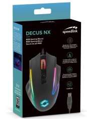 Speedlink Decus Nx Rgb Gaming Mouse Rubber Black PC