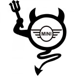 Cumpara ieftin Sticker Devil MINI COOPER