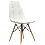 Scaun bucatarie si living BUC 232, piele ecologica, cadru lemn, 110 kg