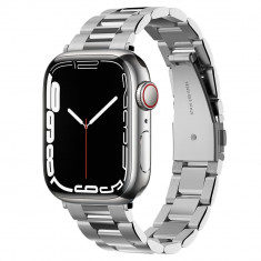 Curea Spigen Modern Fit Band pentru Apple Watch 4/5/6/7/8/9/SE (38/40/41 mm) Argint