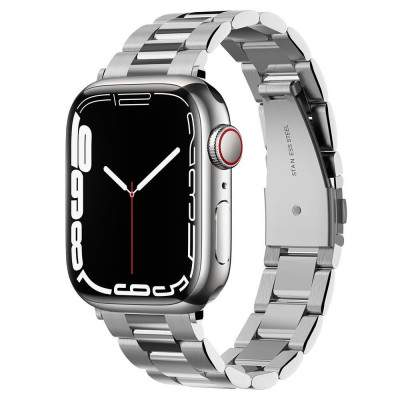 Curea Spigen Modern Fit Band pentru Apple Watch 4/5/6/7/8/9/SE (38/40/41 mm) Argint foto