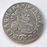 Austria 3 kreuzer 1629 Viena argint Ferdinand ll