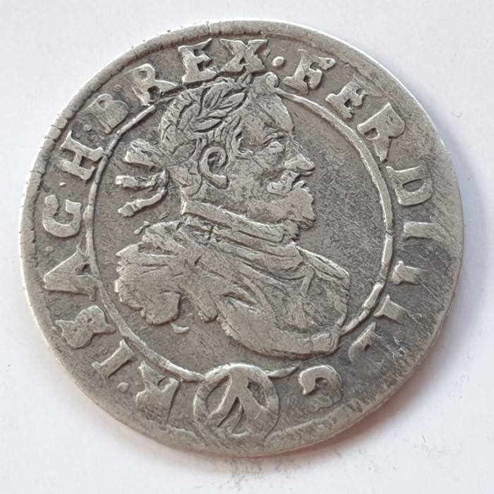 Austria 3 kreuzer 1629 Viena argint Ferdinand ll