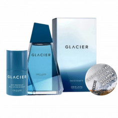 Set Glacier El (parfum 100,roll-on 50) + Insigna foto