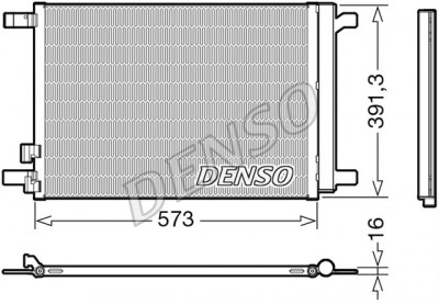 Condensator climatizare AC Denso, AUDI A3, Q2, TT, Seat ARONA, ATECA, LEON, 2012-; TARRACO, Skoda KAMIQ, KAROQ, KODIAQ, OCTAVIA, 2012-; SUPERB, 2015- foto