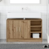 vidaXL Dulap pentru chiuvetă din stejar artizanal 90x29x55 cm lemn prelucrat