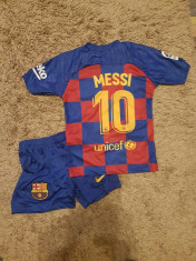 SET ECHIPAMENT COPII 4-15 ANI MESSI F.C.BARCELONA SEZON 2019-2020 foto