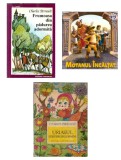 Pachet 3 Carti Charles Perrault: Frumoasa din padurea adormita, Motanul incaltat, Uriasul Periferigerilerimini - Editie Colectie Bibliofilie