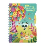 Cumpara ieftin Agenda cu spira Santoro Bangoberry, 16 x 21 cm, 192 pagni, Pally Panda