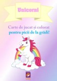 Unicorni. Carte de jucat si colorat pentru picii de la gradi!/Delia Tautan, Lizuka Educativ