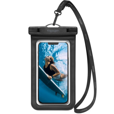 Husa universala pentru telefon - Spigen Waterproof Case A601 - Black foto