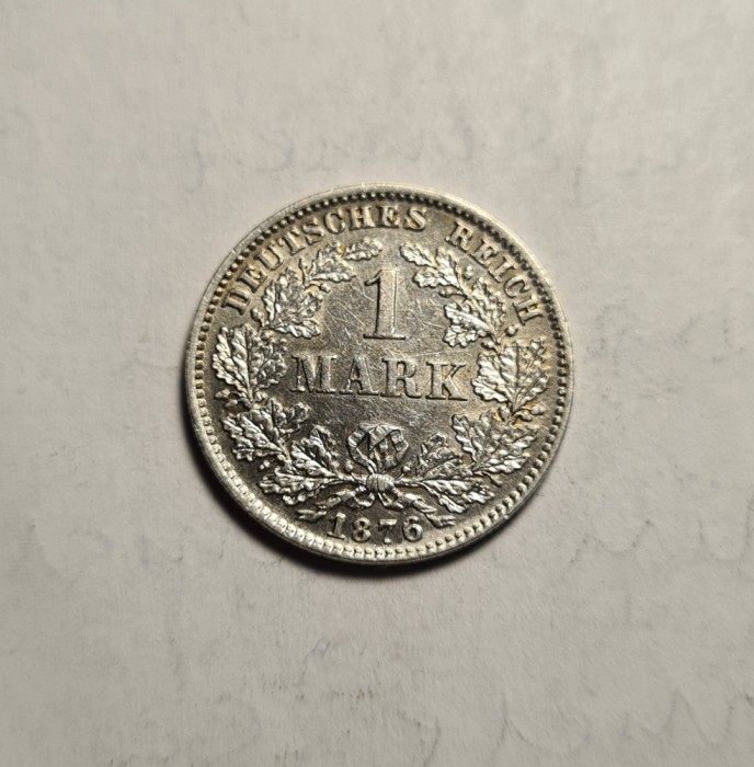 1 Mark Marca 1876 C Superba Piesa de Colectie