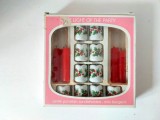 Cumpara ieftin Set suporti lumanari portelan petrecere Craciun sarbatri An Nou, Vintage Germany