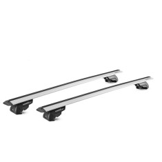 Bare transversale Green Valley Uno Vento Premium Silver Aluminiu pentru CITROEN Berlingo Van Lung L2 2008-2018, cu prindere pe bare longitudinale