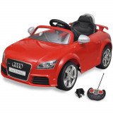 VidaXL Mașinuță pentru copii Audi TT RS, cu telecomandă, roșu