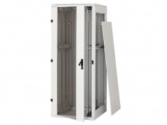 Rack de podea 19 triton 27u 600x800mm usa fata sticla panouri laterale/spate detasabile sectiuni pentru foto