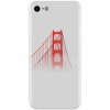 Husa silicon pentru Apple Iphone 6 / 6S, Red Bridge In Clouds