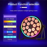 Proiector PAR Light LED RGBW de 80W 4 &icirc;n 1 cu efecte stroboscopice