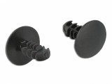 Set 10 bucati cleme pentru acoperirea gaurilor - 3.2mm Negre, Delock 60188