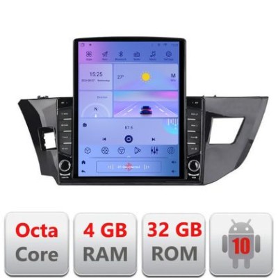 Navigatie Toyota Corolla 2013-2017 H-470 ecran tip TESLA 9.7&amp;quot; cu Android Radio Bluetooth Internet GPS WIFI 4+32GB DSP CarStore Technology foto