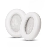 Set 2 bureti pentru casti Bose QuietComfort Ultra Gen 2 / Gen 1, Over-Ear - Alb - Spuma cu memorie - Piele ecologica