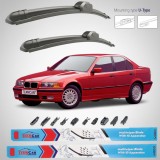 Cumpara ieftin Ștergătoare BMW Seria 3 E36 Sedan (1990&ndash;1999) | Set Față &ndash; TeamCar&reg;