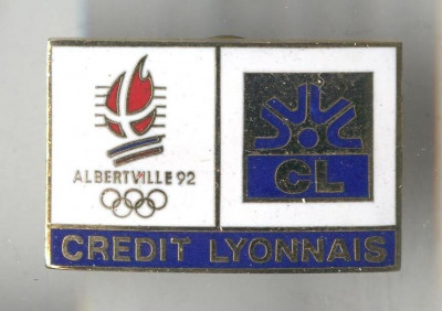 Insigna Olimpica Olimpiada Albervile 1992 foto