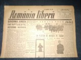 ZIAR ROMANIA LIBERA 10 MARTIE 1945