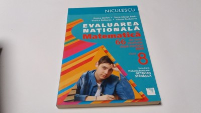 MATEMATICA EVALUAREA NATIONALA 66 DE TESTE REZOLVATE ROZICA STEFAN RF14/3 foto