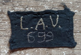 Ecuson textil elev LAV 699, perioada interbelica