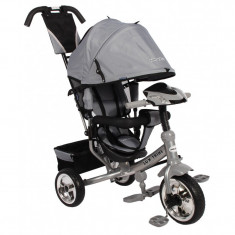 Tricicleta Baby Mix Lux Trike cu sunete si lumini Grey foto