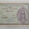 20 franci 1942 Algeria, seria K.30 939, stare bună