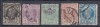 ROMANIA 1885/1887 LP 42 REGELE CAROL I VULTURI HARTIE ALBA SERIE STAMPILATA, Stampilat
