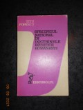 TITU POPESCU - SPECIFICUL NATIONAL IN DOCTRINELE ESTETICE ROMANESTI