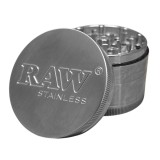 Grinder metalic, RAW, Inox, 4 Parti, O50mm
