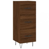 Cumpara ieftin Servanta, stejar maro, 34,5x34x90 cm, lemn compozit