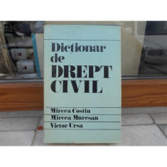 Dictionar de drept civil , Mircea Costin foto