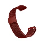 Curea tip Milanese Loop compatibila cu Huawei Watch GT 7 46mm, Telescoape QR, 22mm, Metalic Red