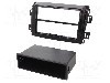 Rama adaptoare, 2 DIN, Fiat, negru luciu, 4CARMEDIA -