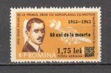 Romania.1963 Posta aeriana:50 ani moarte A.Vlaicu-supr. XR.465
