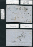 Switzerland 1862 Cover + Content LYON GENEVE &quot;MACON au MONT - CENIS&quot; DB.394