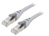 Patch Cord S/FTP Cat6a 5m Gri Aurit, Vention