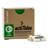 Filtre carbon actiTube, Slim Gold, 6mm, 50 buc