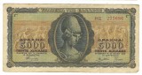 Bancnota 5000 drahme 1943 - Grecia