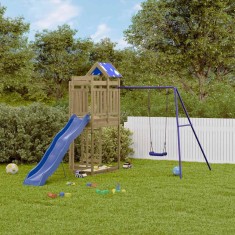vidaXL Set de joacă pentru exterior, lemn de pin impregnat 3279000