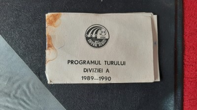 program tur 1989-1990 Inter Sibiu foto