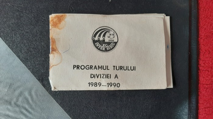 program tur 1989-1990 Inter Sibiu