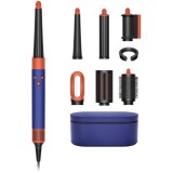 Ondulator multistyler Dyson HS08 Airwrap 533670-01, conexiune Bluetooth, 3 trepte de viteza, 3 trepte de temperatura, Vinca Blue-Topaz